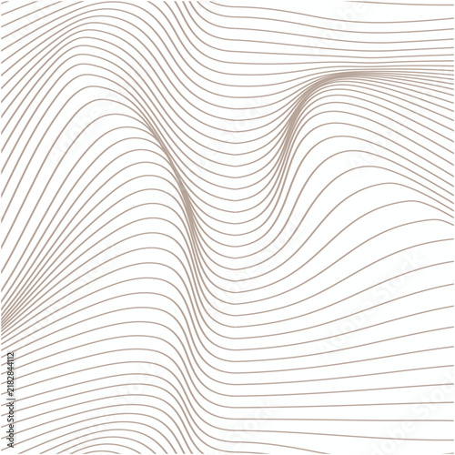 Minimalist wavy line background featuring abstract topographical flow patterns for digital web