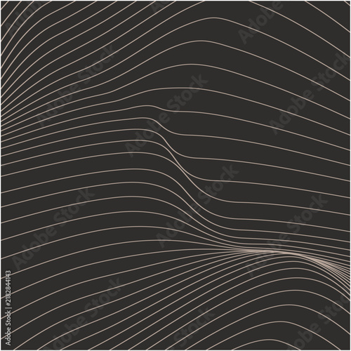 Abstract fluid lines background featuring flowing wave patterns for modern digital web design