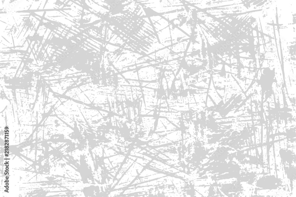 Fototapeta premium Abstract scratched texture background in monochrome with a distressed grunge overlay for graphic design elements