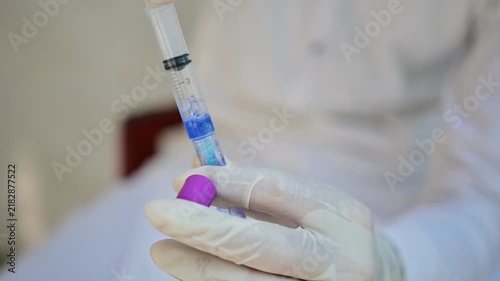 Hemocyanin solution, a blue copper-containing respiratory protein fluid that reversibly binds oxygen, studied in invertebrate physiology, biochemistry, molecular biology, and comparative hematology

