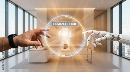 Harmonizing Human Ingenuity with Artificial Intelligence for a Progressive Future, Emphasizing Human-Centric Innovation and Collaborative Technology