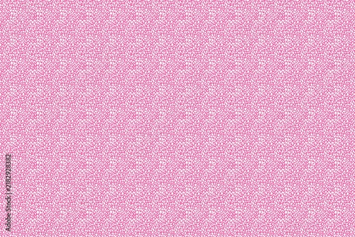 Textured pink background with a repeating horizontal pattern.