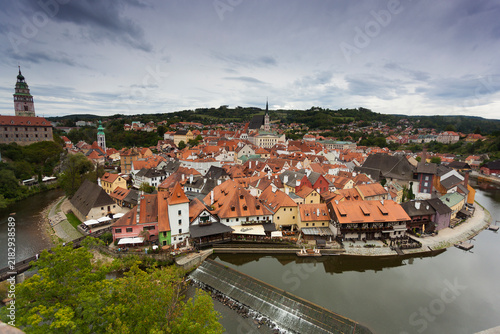 Quadro su tela Cesky Krumlov is a notable town in the Czech Republic located in the South Bohem