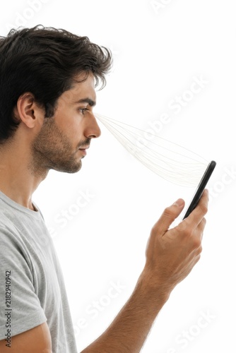 Naklejka Phone Pulling Eyes