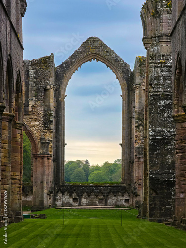 Photography Fountains Abbey is a ruined Cistercian monastery near Ripon in North Yorkshire, England