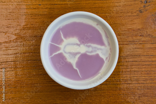 Taro Custard  , Traditional Thai Desserts