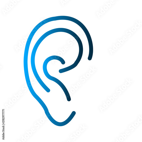 Foto Ear icon design template