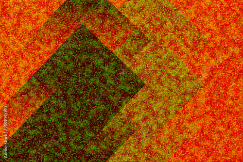 Green tree in autumn field
