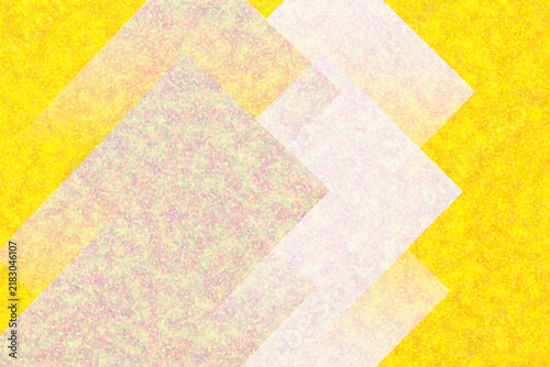 Stacked textured kraft paper on yellow background