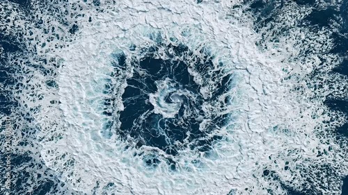 A dynamic ocean wave transition with energetic liquid motion, seamless loop animation, and vibrant green screen background for video editing and compositing work.