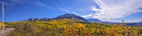 Kebler Pass Autumn Panoramic