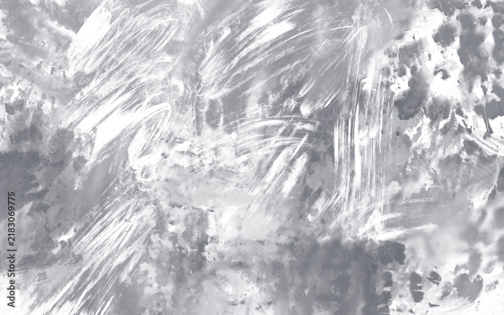 Fototapeta premium black and white abstract background with brush effect