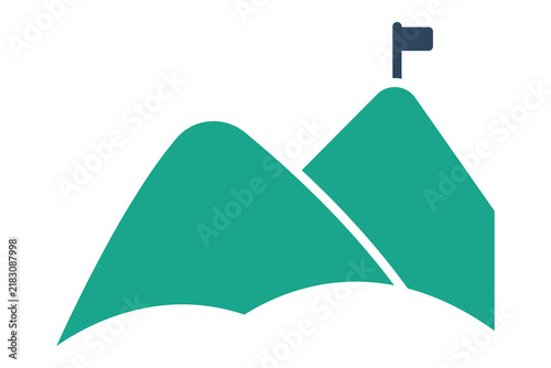 Adventure icon. solid icon style. icon related to summer. holiday elements vector illustration