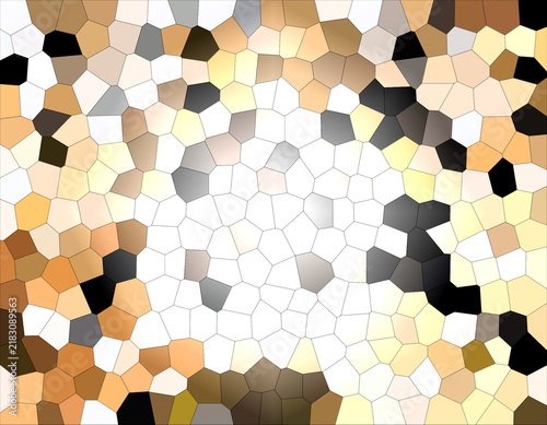 Fotografie White Minimalist Mosaic Background