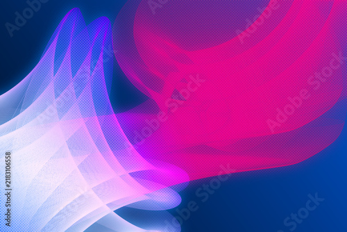 Abstract Blue and Pink Swirling Gradient Background
