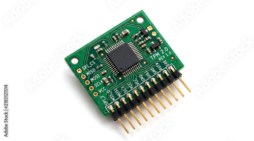 Obraz na płótnie Cyber defense hardware cryptographic key security tpm 2.0 module