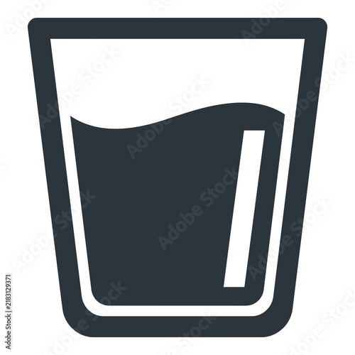 Water Glass Icon Symbol Design Element