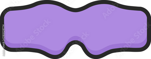 Nose Strip Filled Line Icon
