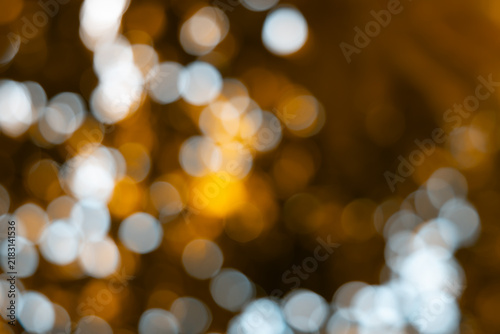 Obraz na płótnie Gold nature blur abstract bokeh background