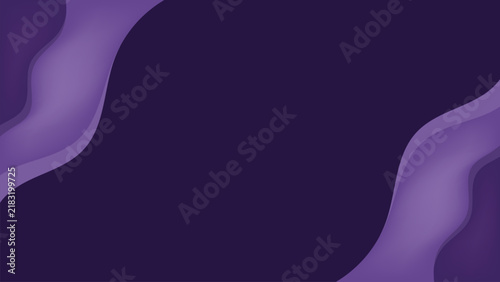Purple gradient abstract background with smooth fluid liquid waves