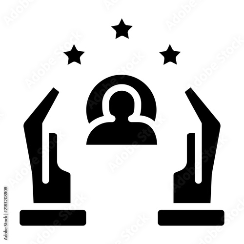 Quality KPI Vector Glyph Icon Design