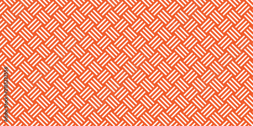 Seamless wave pattern geometric fabric vintage textile Illustration. Minimal line Pattern fence and barrier square lines mesh wallpaper design.