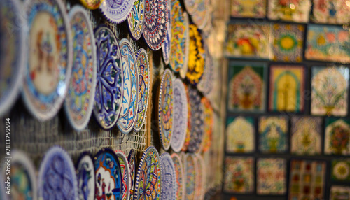 Splendid turquoise reflections shine under the large domes filled with history and ancient scents.