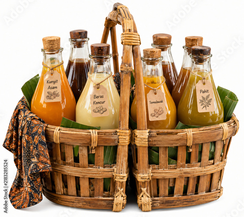 Traditional Herbal Drinks Basket