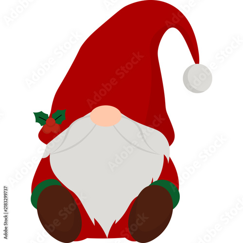 Christmas Gnome Ilustration