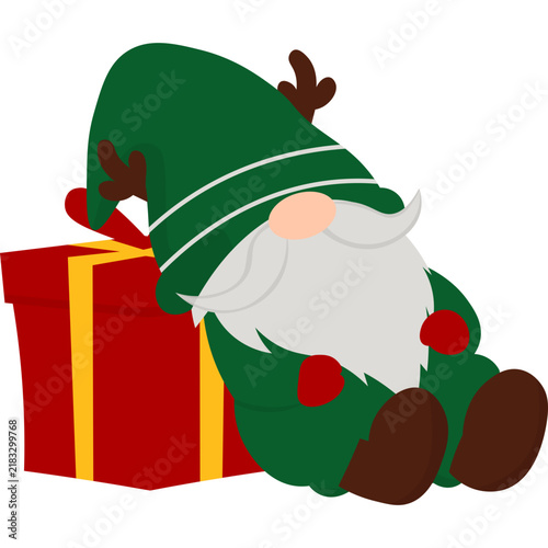 Christmas Gnome Ilustration