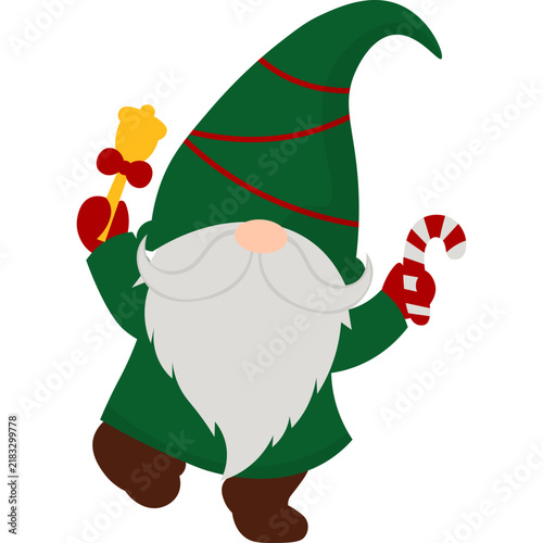 Christmas Gnome Ilustration