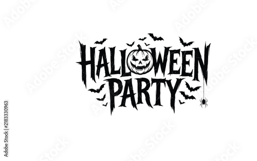 Canvas Print Celebrate the spooky season with a thrilling halloween party filled with costume