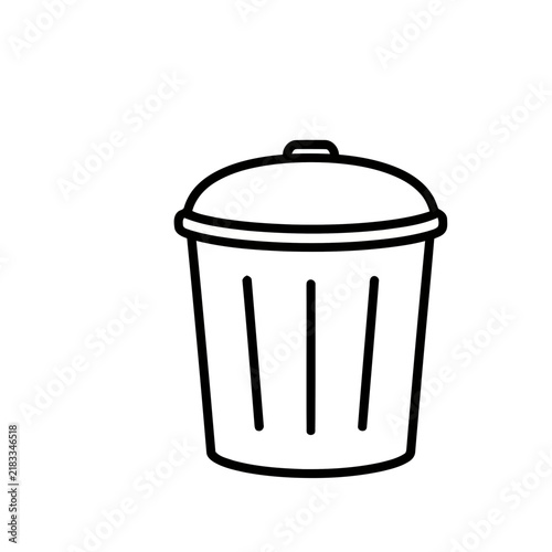 Trash can icon