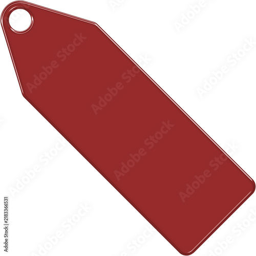 product price tag element design in a modern glass style