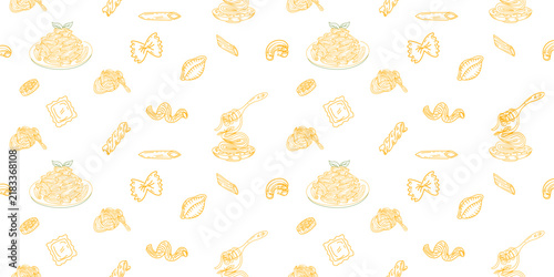 pasta seamless pattern background. Background paste. seamless patter paste