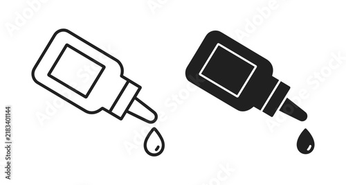 Obraz na płótnie Glue Bottle Icon