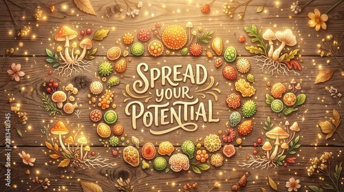 Whimsical illustration of the phrase 