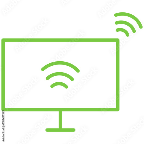 SmartTv Line Icon Style