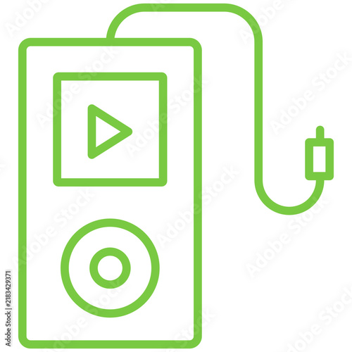 MusicPlayer Line Icon Style