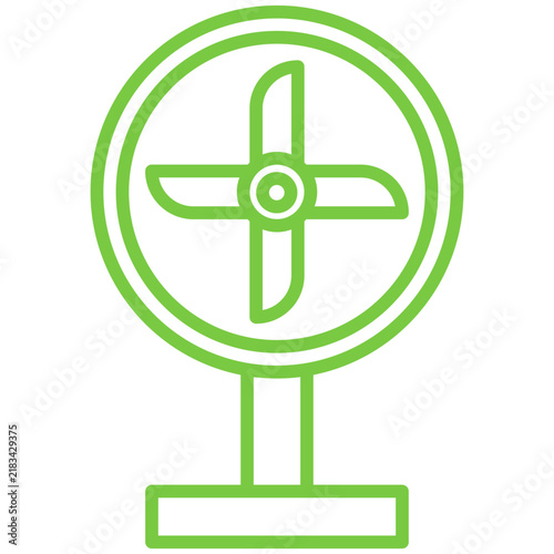ElectricFan Line Icon Style