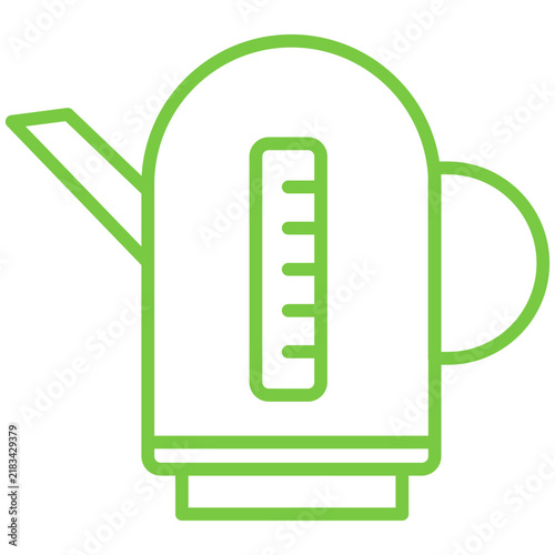 Kettle Line Icon Style