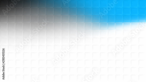 Obraz na płótnie Blue and white 3d cubic glass pattern gradient background
