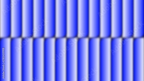 Abstract blue and white vertical cylinder pattern background