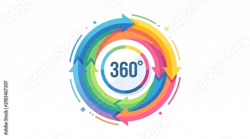 A modern graphic featuring 