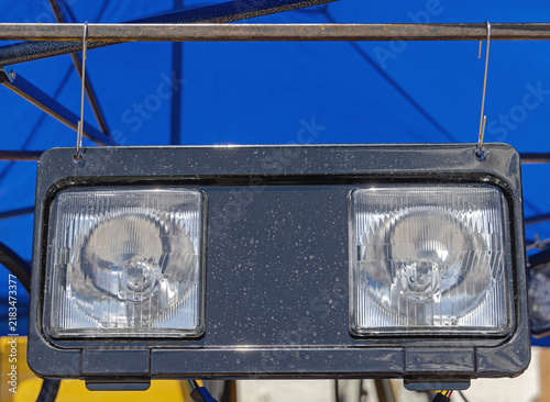 Canvastavla Hanging Square Shape Halogen Headlights Reflectors Lamps for Tractor