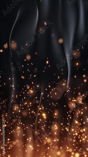 Luxury Loosed Background With Sparks and Embers for Social Media