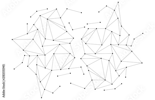 Canvastavla Twin plexus network clusters PNG overlay with transparent background for merger