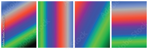 Abstract colorful gradient background with smooth transitions of blue, red, green and purple colors