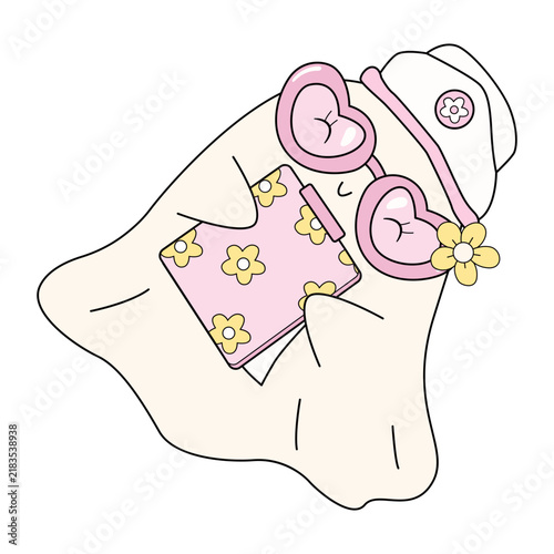 Cute Halloween Ghost Medical Illustration