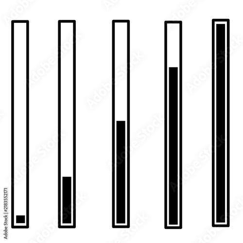 Vertical Level Bar Indicator Set
